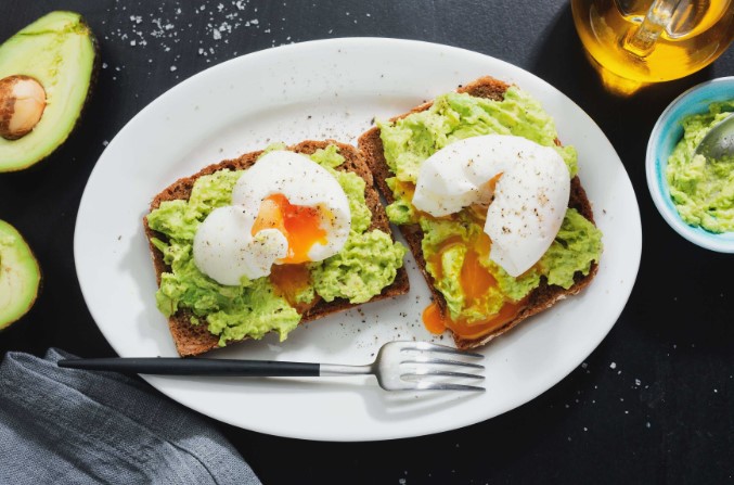 Avocado Toast with Poached Eggs