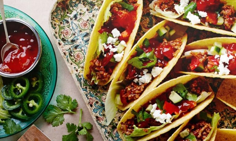 Beef Tacos with Fresh Salsa