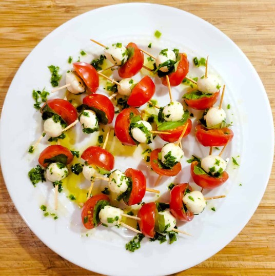 Mini Caprese Skewers