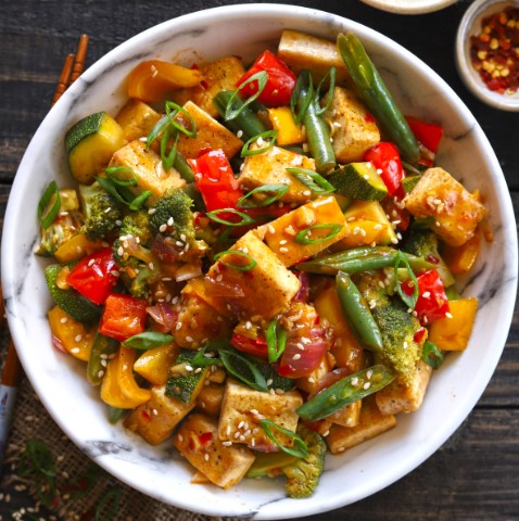Vegetable Stir-Fry with Tofu